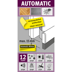 Fix-o-moll tochtstrip deur automatic zelfklevend borstel