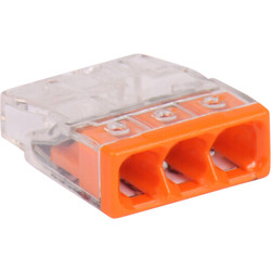 WAGO Wago lasklem 0,5 - 2,5mm² 3 polig oranje - 43904 - van Toolstation
