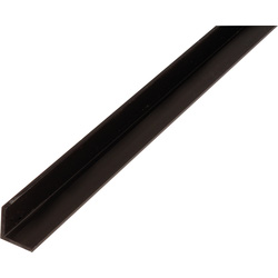 Hoekprofiel PVC 20x20x1,5mm 2m zwart - 43969 - van Toolstation