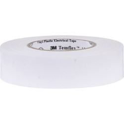 3M 3M Temflex vinyl tape 19mmx20m Wit - 43991 - van Toolstation