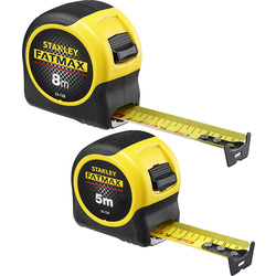 STANLEY / Stanley FATMAX® Duopack rolbandmaat Blade Armor 8M + 5M