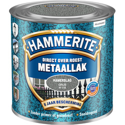 Hammerite Hammerite hamerslag metaallak 250ml grijs H118 48215 van Toolstation