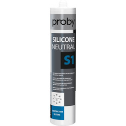 Proby / Proby siliconenkit neutraal S1 wit 280ml