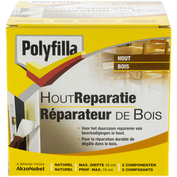 Polyfilla Polyfilla Houtreparatie 2x250g 48574 van Toolstation