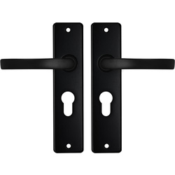 AXA / AXA Binnendeurbeslag (basic) Edge kruk Blok PC55 Zwart