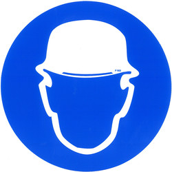 veiligheidshelm Ø15cm sticker - 50003 - van Toolstation