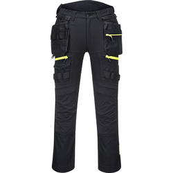 Portwest / Portwest DX4 stretch werkbroek met afneembare holsterzakken 46 zwart