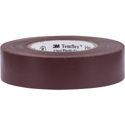 3M 3M Temflex vinyl tape 19mmx20m Bruin - 53316 - van Toolstation