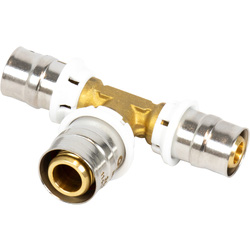 Begetube / Begetube pers T-stuk verloop 1