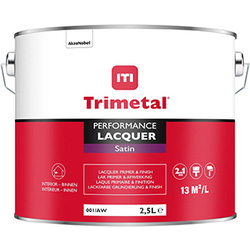 Trimetal Trimetal Performance Lacquer- Satin 001/AW 2,5L 56077 van Toolstation