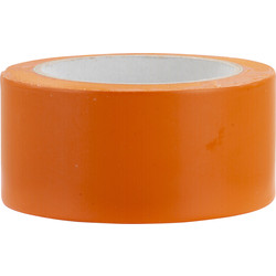PVC bepleisteringstape oranje easy release 50mmx33m - 56304 - van Toolstation