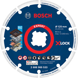 Bosch Bosch EXPERT Diamantschijf metaal 125x22.23mm X-Lock 59015 van Toolstation