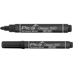 Carton Pica Classic 521/46 Permanent Marker zwart beitelpunt 60751 van Toolstation