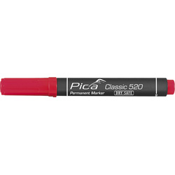 Pica Classic 520/40 Permanent Marker ronde punt rood - 61481 - van Toolstation