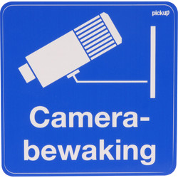Camerabewaking 10x10cm sticker - 62985 - van Toolstation