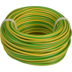 Elektrisch draad VOB H07V-U 2,5mm² 20m geel/groen - 64108 - van Toolstation