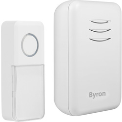 Byron Byron draadloze draagbare deurbelset DBY-22311NP - 64931 - van Toolstation