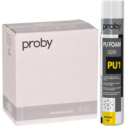 Proby Proby NBS PU-Gunfoam PU1 licht groen 700ml - 66342 - van Toolstation