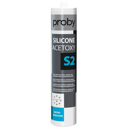 Proby Proby siliconenkit S2 grijs 280ml - 67545 - van Toolstation