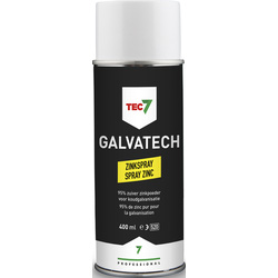 Tec7 Tec7 Galvatech zinkspray 400ml - 70318 - van Toolstation