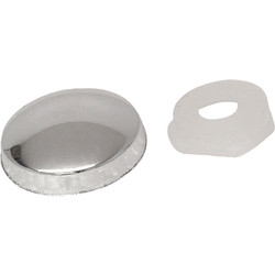 Kunststof sierkapjes voor schroeven zilverkleur - 70610 - van Toolstation