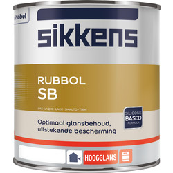 Sikkens Sikkens Rubbol SB Plus Alkyd 1L zuiver wit RAL9010 70815 van Toolstation