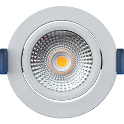 EcoDim / Eco-Dim LED inbouwspot kantelbaar 5W mat wit dim to warm