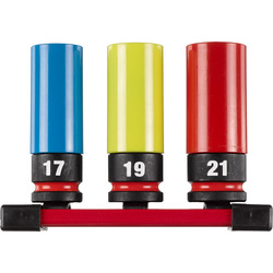 Milwaukee / Milwaukee doppenset shockwave 1/2