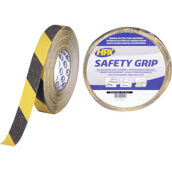 HPX HPX anti-slip tape 25mmx18m geel/zwart 72935 van Toolstation
