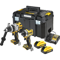 DeWALT / DeWALT DCK2200H2T-QW 18V PREMIUM TWIN KIT DCD1007 DCF860 1