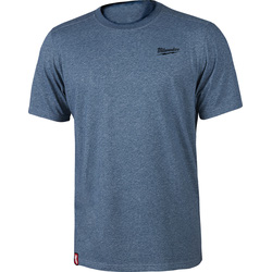 Milwaukee Milwaukee hybrid T-shirt M blauw 75021 van Toolstation
