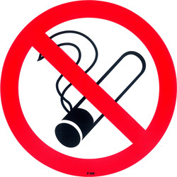 Verboden te roken Ø15cm sticker * - 75361 - van Toolstation