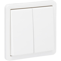 Niko / Niko Hydro dubbele drukknop no/ng Wit