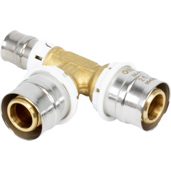 Begetube / Begetube pers T-stuk verloop 1