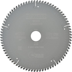 DeWALT DeWALT cirkelzaagblad CZB hout 216x30x2,6mm 80t 81841 van Toolstation