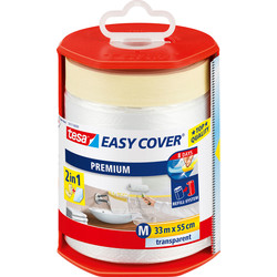 Tesa Easy Cover® Universal - 2-in-1 Masking tape & PE film- Indoor-Afroller