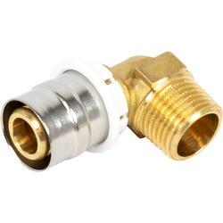 Begetube / Begetube pers puntstuk haaks 90° 1/2"x20mm.
