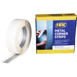 HPX / HPX Gegalvaniseerde stalen hoekstrips voor gipsplaten Crèmewit 50mm x 30m