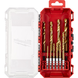 Milwaukee / Milwaukee Metaalboor HSS-G Tin Red Hex shockwave 12.5 mm 12.5mm