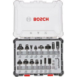Bosch Bosch frezenset gemengd 15-delig - 84509 - van Toolstation