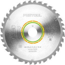 Festool Festool cirkelzaagblad universeel 216x30x2,3mm 36T - 90241 - van Toolstation