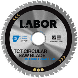 Labor / Labor zaagblad sandwichpanelen 190x30x1,6mm 48T