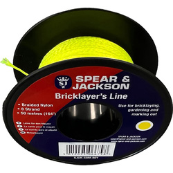 Spear & Jackson Spear & Jackson metselkoord Geel 50m 93715 van Toolstation