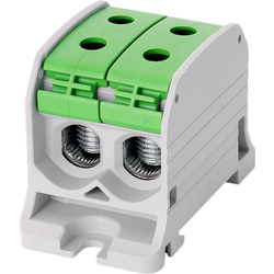 Teconex Teco aansluitklem RKA 1 polig 2x50MM² groen 93929 van Toolstation