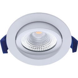 Eco-Dim LED inbouwspot kantelbaar 5W Mat wit 2700K