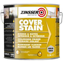 Zinsser Zinsser Cover stain  primer 2.5L licht grijs 96156 van Toolstation