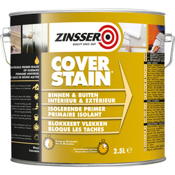 Zinsser Zinsser Cover stain  primer 2.5L wit 97391 van Toolstation