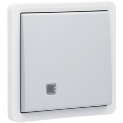 Niko / Niko Hydro drukknop no/ng Grijs - met lens