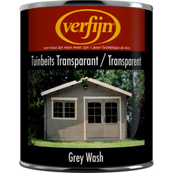 Verfijn Tuin- & Steigerhoutbeits Transparant 750ml grey wash - 99697 - van Toolstation