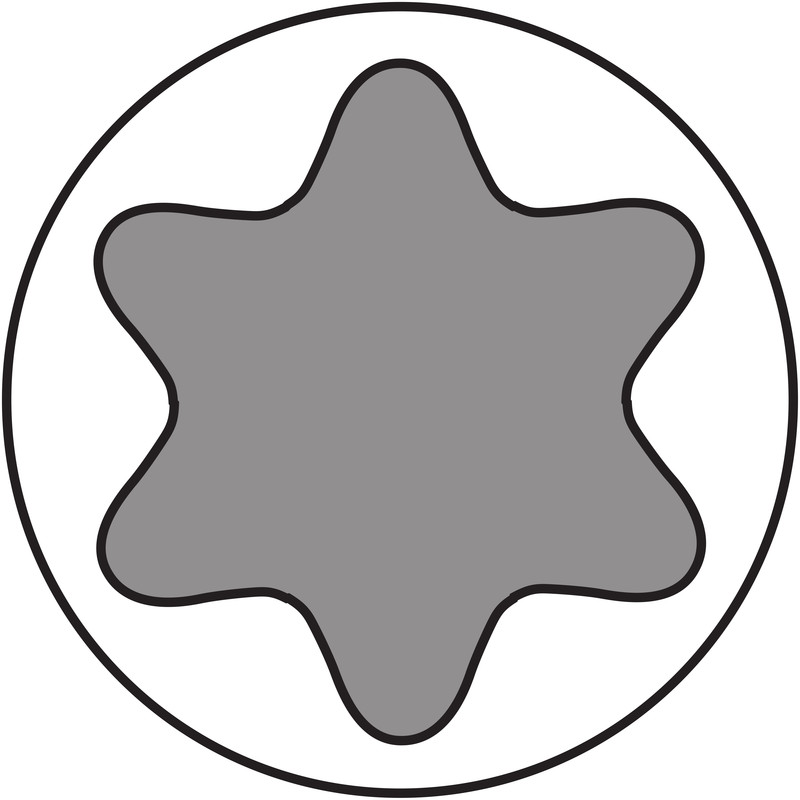 Dynaplus universele schroeven platkop deeldraad gecoat